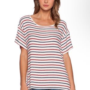 Hyde park and lune red white and blue Jupiter top size 1